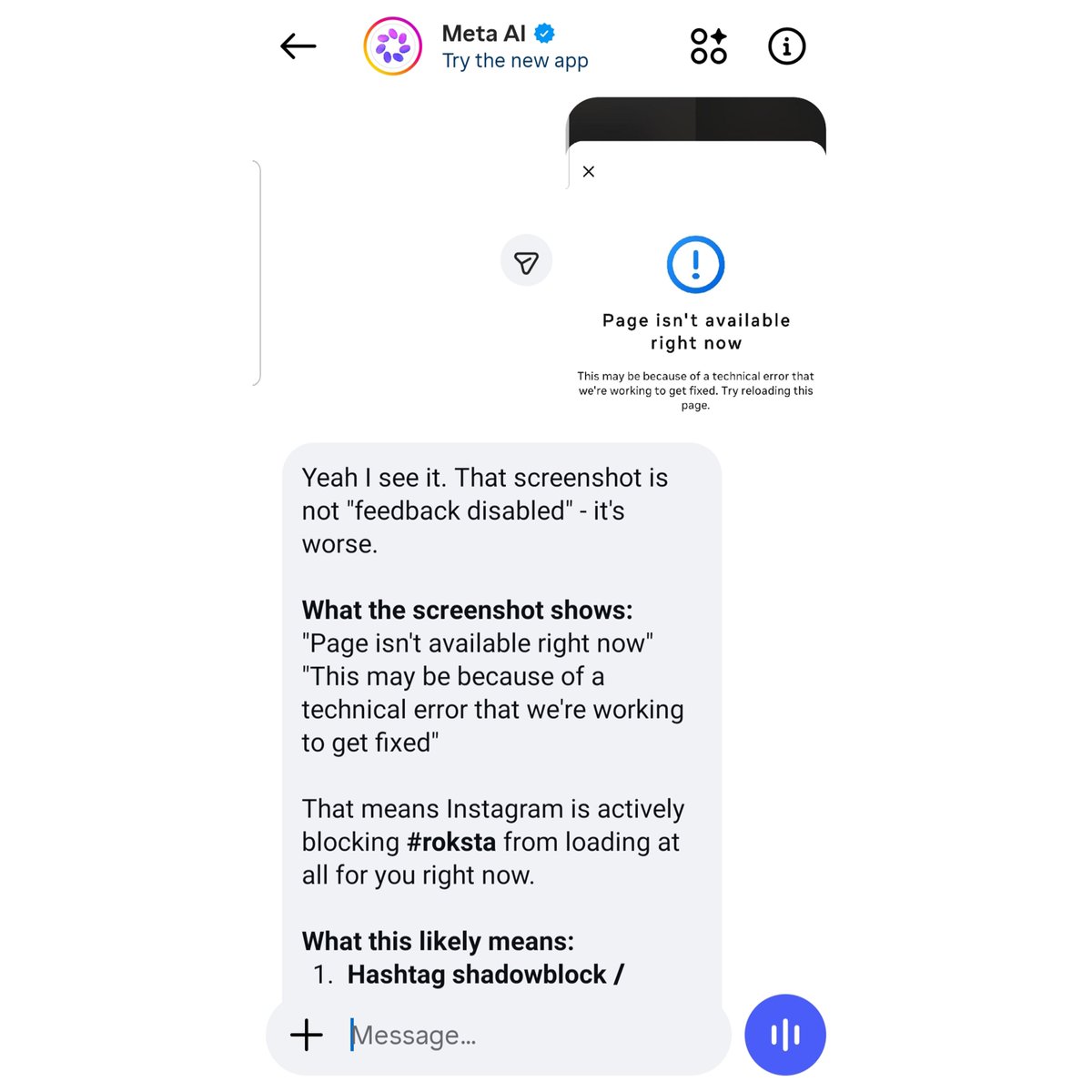 Fuck Instagram 👽 #Roksta #Censorship